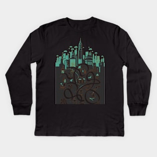 BEAUTIFUL CITY Kids Long Sleeve T-Shirt